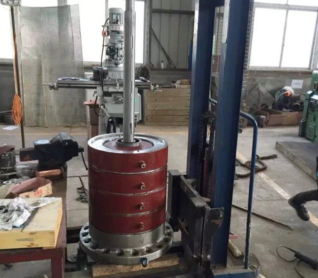 JLDTN型立式凝結(jié)水泵葉輪組裝中