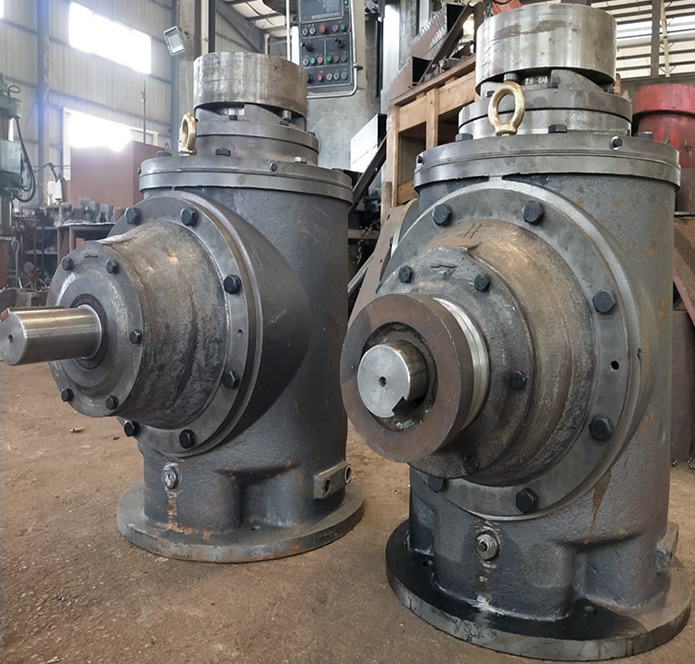 裝配完工的H425系列直角齒輪箱