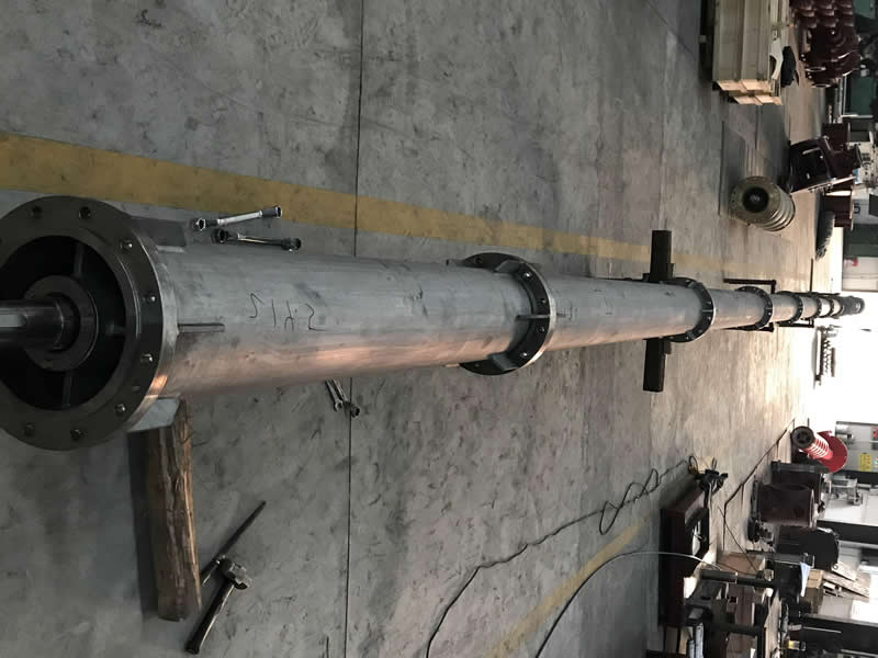 液下深度22米不銹鋼立式長軸泵